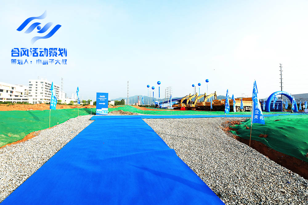 彩旗路引鋪設地毯